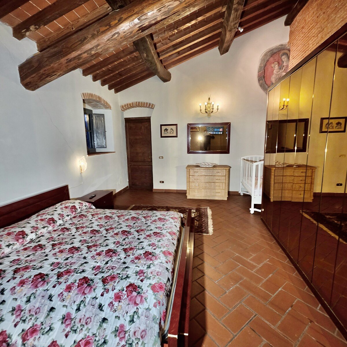 Podere Pagliaio 1 &mdash; Camera matrimoniale al primo piano