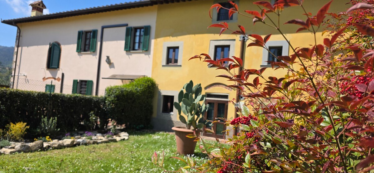 Podere Pagliaio 1 &mdash; La villa vista dal prato