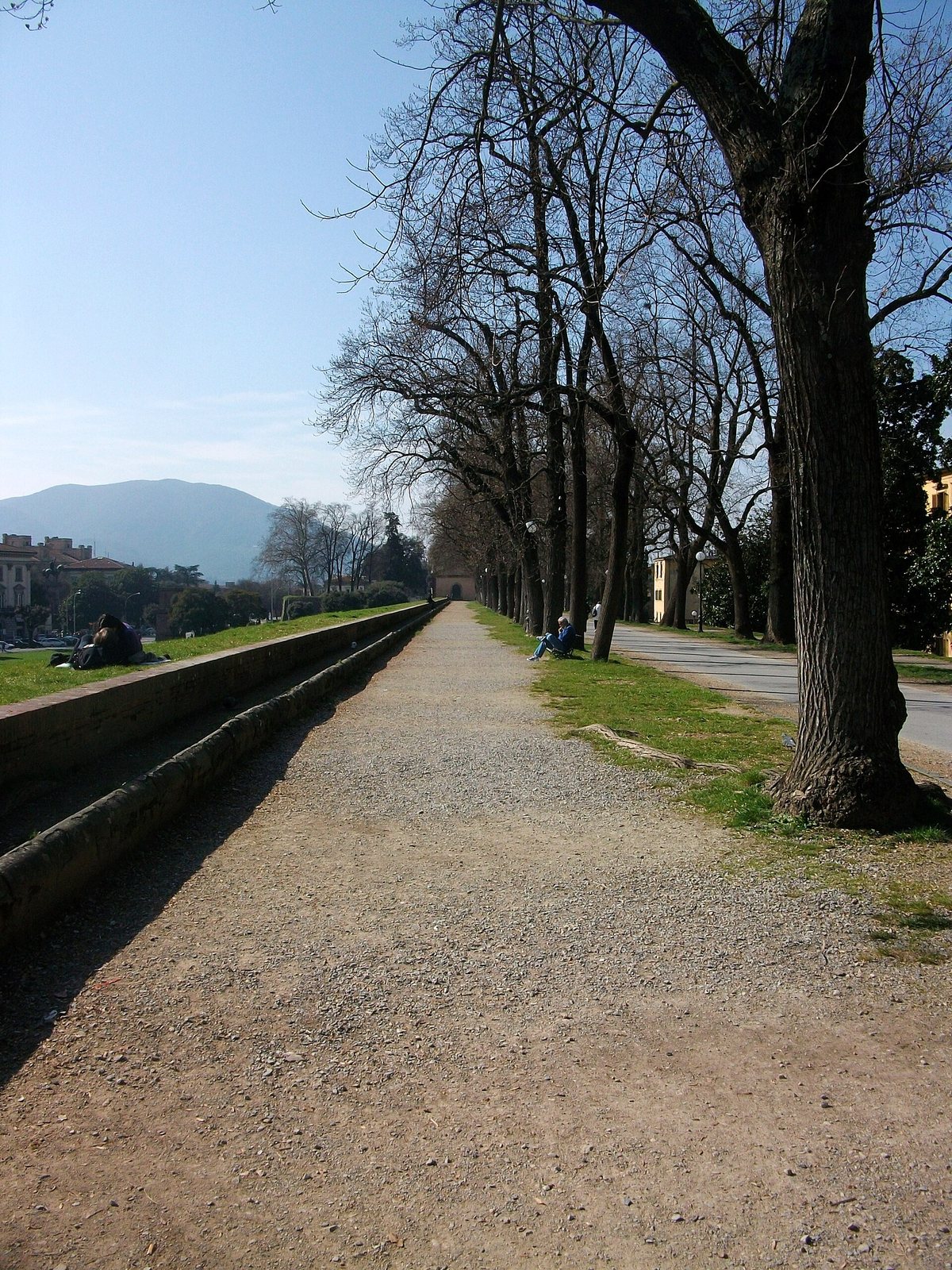La passeggiata sulle mura di Lucca